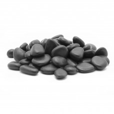 Margo Bag Black Grade A Polished Decorative Rock Pebbles, 5 lb   555367608